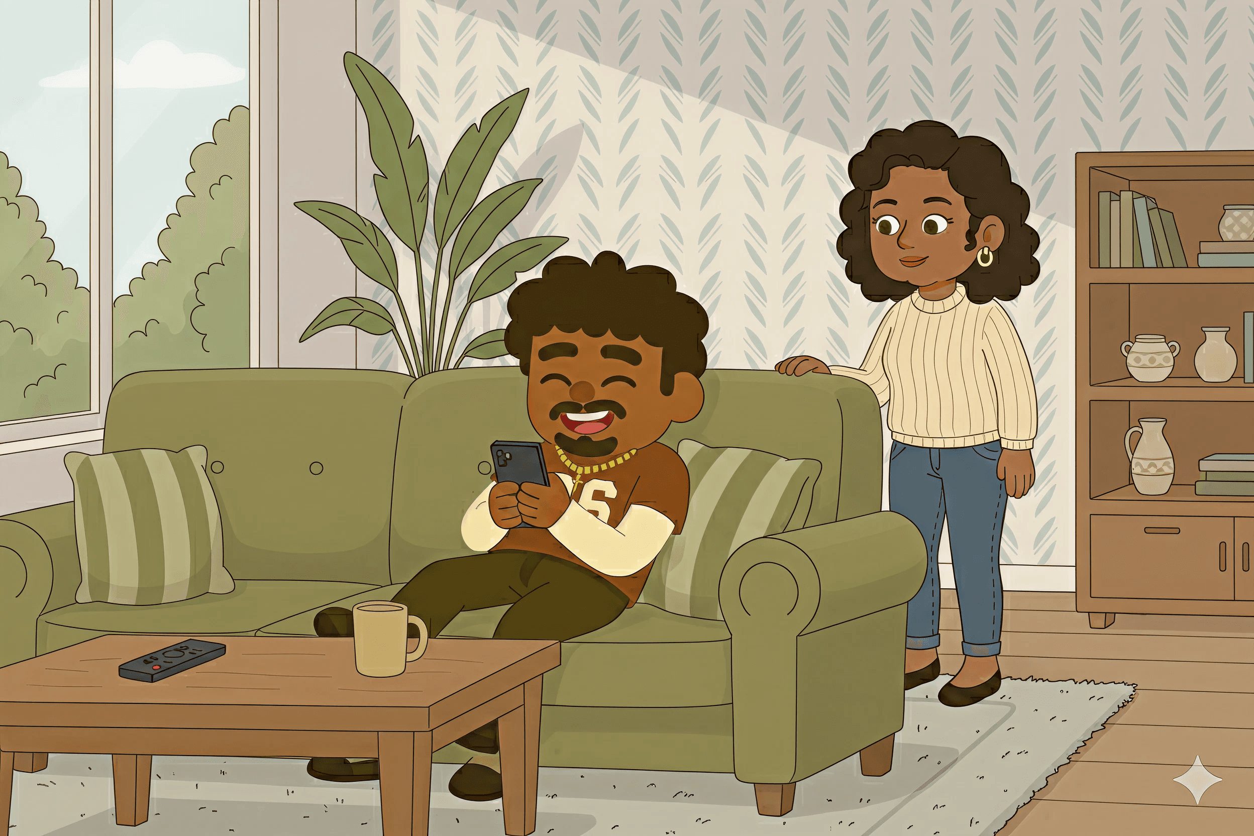 Parents helping student with college